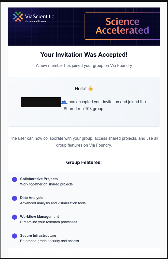 OSP Invite dialog (example)