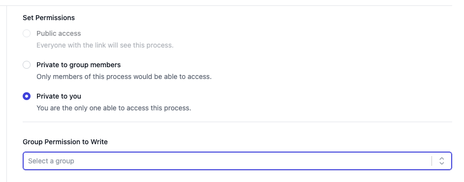 Process sharing