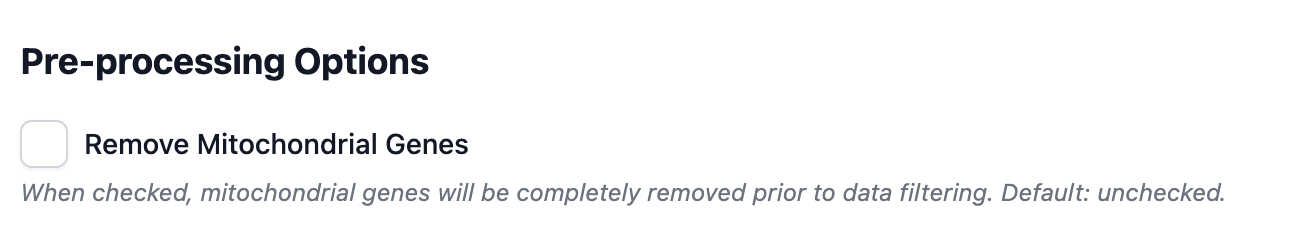 Checkbox example