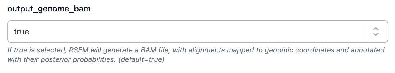 Dropdown example