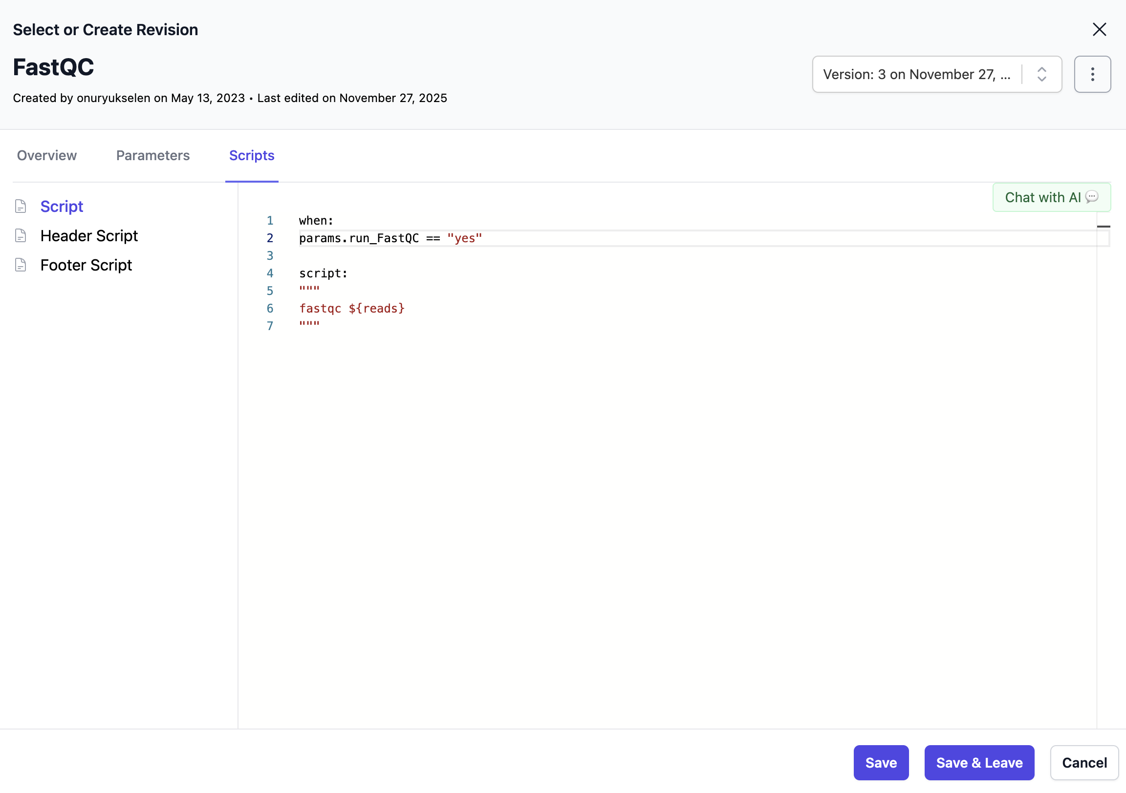 Add parameter