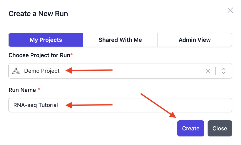 Image of Run Creation