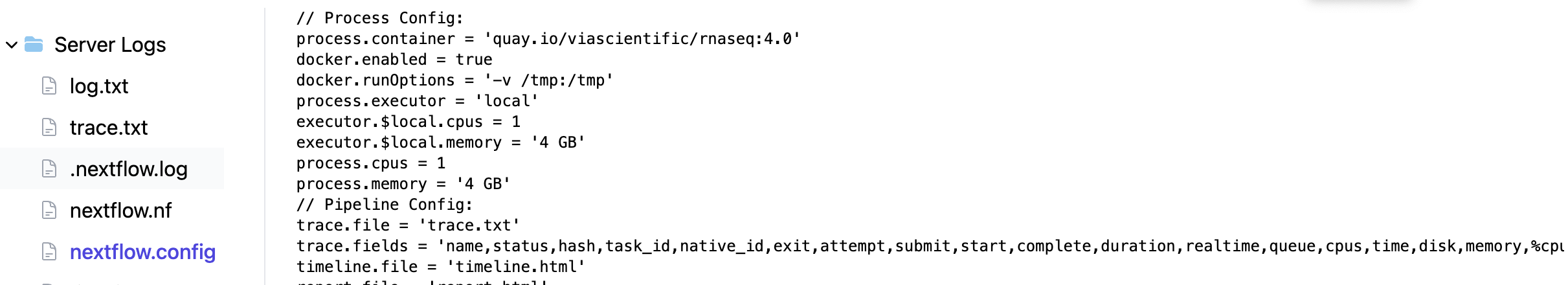 Nextflow Config
